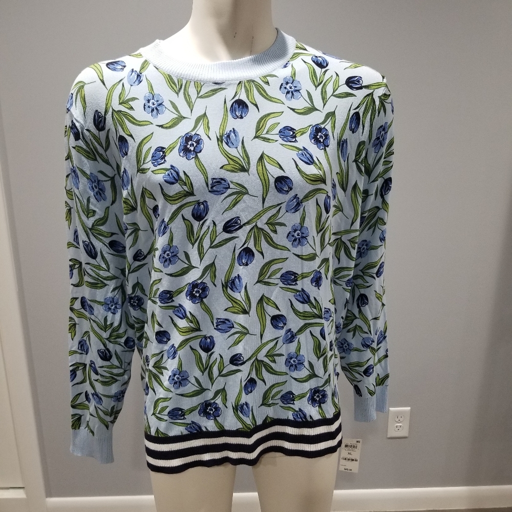 International concept Mens Floral Sweater